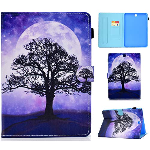 X-Best Samsung Galaxy Tab A 9.7 Inch Hülle PU Leder Flip Case Cover Magnetisch Ständer Tasche Tablet Schutzhülle mit Kartenfach für Galaxy Tab A 9.7" Tablet SM-T550/T551/T555 von X-Best