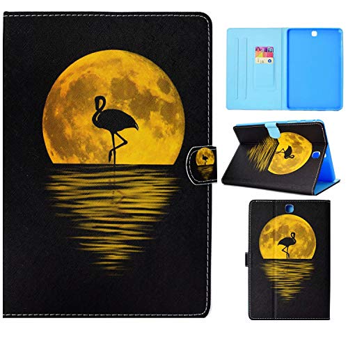 X-Best Samsung Galaxy Tab A 9.7 Inch Hülle PU Leder Flip Case Cover Magnetisch Ständer Tasche Tablet Schutzhülle mit Kartenfach für Galaxy Tab A 9.7" Tablet SM-T550/T551/T555 von X-Best