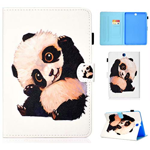 X-Best Samsung Galaxy Tab A 9.7 Inch Hülle PU Leder Flip Case Cover Magnetisch Ständer Tasche Tablet Schutzhülle mit Kartenfach für Galaxy Tab A 9.7" Tablet SM-T550/T551/T555 von X-Best