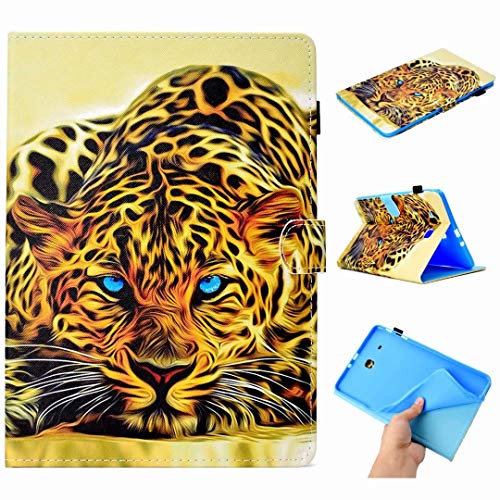 X-Best Samsung Galaxy Tab E 9.6 Inch Hülle PU Leder Flip Case Cover Magnetisch Ständer Tasche Tablet Schutzhülle mit Kartenfach für Samsung Galaxy Tab E 9.6" Tablet SM-T560 T561 von X-Best