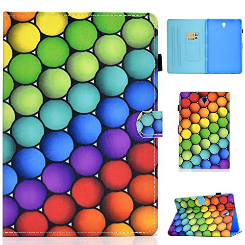 X-Best Samsung Galaxy Tab S4 10.5 2018 Hülle PU Leder Flip Case Cover Magnetisch Ständer Tasche Tablet Schutzhülle mit Kartenfach für Samsung Galaxy Tab S4 10.5 2018 SM-T830/T835/T837 von X-Best