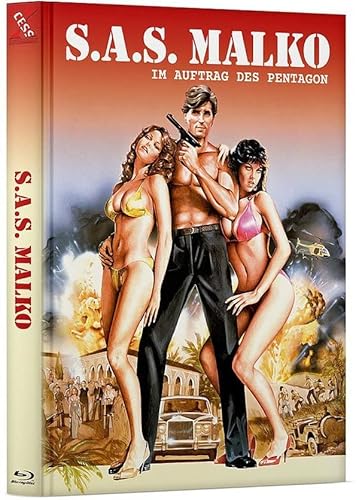 S.A.S. MALKO - Im Auftrag des Pentagon - Mediabook - Cover A - LImited Edition (Blu-ray+DVD) von X-Cess Entertainment