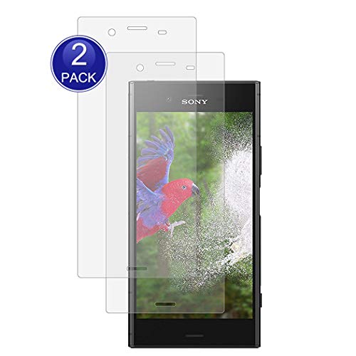 X-Dision [2 Stück Displayschutzfolie für Sony Xperia XZ1, 0,26 mm HD Schutzfolie, 9H Glas Schutzhülle, Anti-Kratz und Anti-Fingerabdruck (Hinweis: Nicht vollständig abgedeckt) von X-Dision