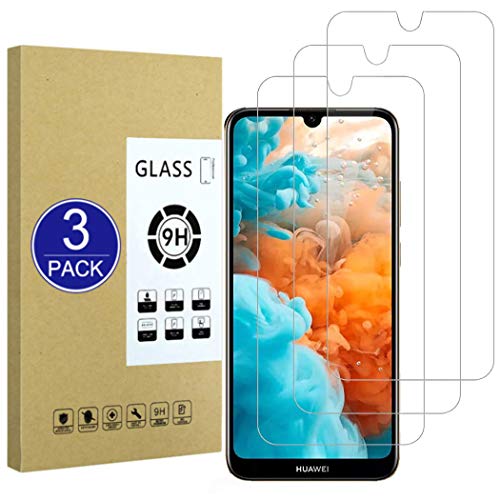 X-Dision [3 Stück Kompatibel mit Huawei Y6 2019/Huawei Y6s 2019 Display Schutzfolie,2.5D Schutzfolie[9H Härte,Einfache Installation, Bruchsicher] Premium Zubehör Gehärtete Glasfolie von X-Dision