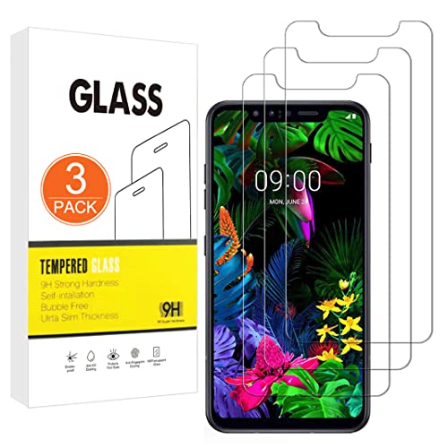 X-Dision [3 Stück] Kompatibel mit LG G8S ThinQ Display Schutzfolie,2.5D Schutzfolie[9H Härte,Einfache Installation, Bruchsicher]Premium Zubehör Gehärtete Glasfolie von X-Dision