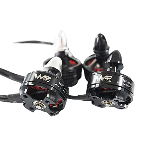 x Hobbywdiy 2204 2300KV Bürstenloser Motor CCW CW für DIY Mini Multirotor Quadcopter FPV 210 250 270 Drohne von X HobbyWdiy