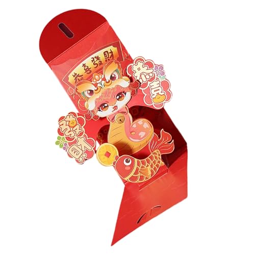 2025 Jahr der Schlange 3D-Briefumschläge für Festival, Feier, Frühlingsfest, Geldpaket, Papier, Hongbao 2025 Jahr der Schlange 3D-Briefumschläge für Festival, Feier, Frühlingsfest, Geldpaket, Papier, Hongbao von X-Institute