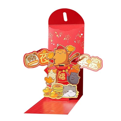 2025 Jahr der Schlange 3D-Briefumschläge für Festival, Feier, Frühlingsfest, Geldpaket, Papier, Hongbao 2025 Jahr der Schlange 3D-Briefumschläge für Festival, Feier, Frühlingsfest, Geldpaket, Papier, Hongbao von X-Institute