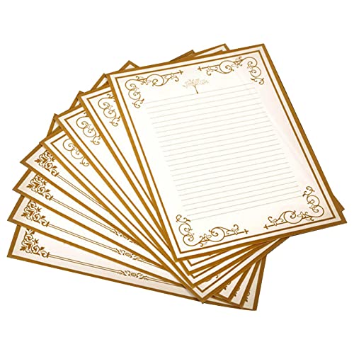 8 Stück Briefpapiere, liniert, Vintage, Briefpapier-Set, bedruckbare Briefpapiere für Erwachsene, Büro, Schule 8 Stück Briefpapiere, liniert, Vintage, Briefpapier-Set, bedruckbare Briefpapiere für Erwachsene, Büro, Schule von X-Institute
