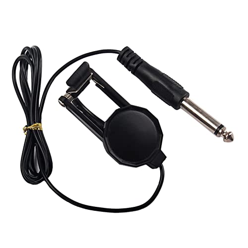 Clip On Violine Piezo Pickup Mikrofon Tonabnehmer für Violine Gitarre Ukulele mit 1/4 Zoll und 1,2 m Kabel von X-Institute