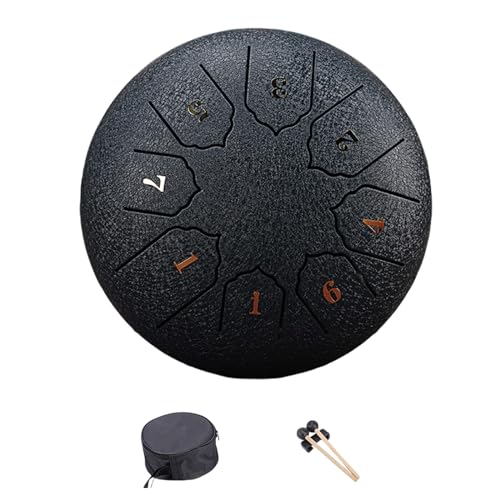 Slit Drum Steel Tongue Drum 6 Inch 8 Tone Handpan Drum With Drumsticks Bag Percussions Instrument For Yoga von X-Institute
