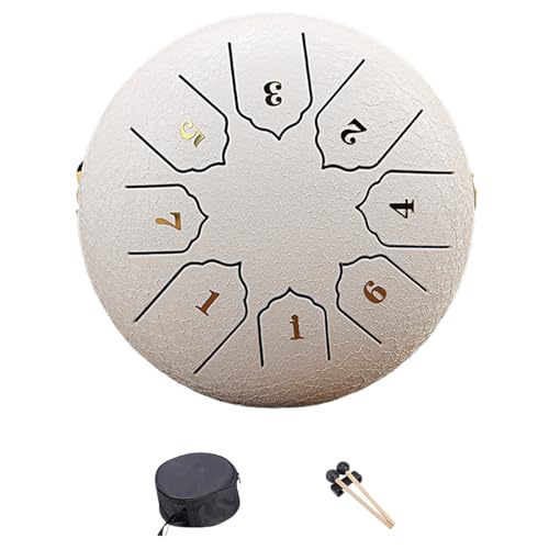 Slit Drum Steel Tongue Drum 6 Inch 8 Tone Handpan Drum With Drumsticks Bag Percussions Instrument For Yoga von X-Institute