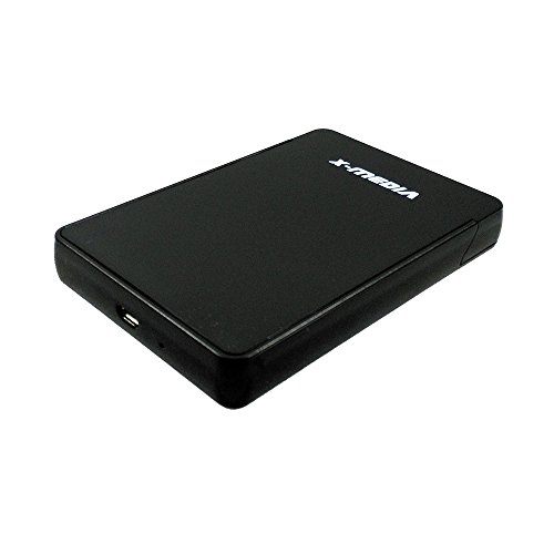 X-MEDIA XM-EN2279 Externe Festplattengehäuse für 7 mm / 9,5 mm SATA-Festplattenlaufwerke, werkzeuglos, USB 2.0 von X-MEDIA