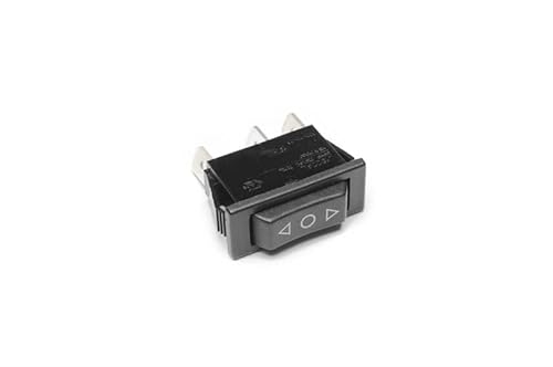TA Technix 12V Wippentaster mit Auf/Ab Funktion Einbaumaße: 27,3 mm x 12,3 mm Anschluss 2 x 6,3mm Steckkontakt schwarz LF0006 von X-Parts