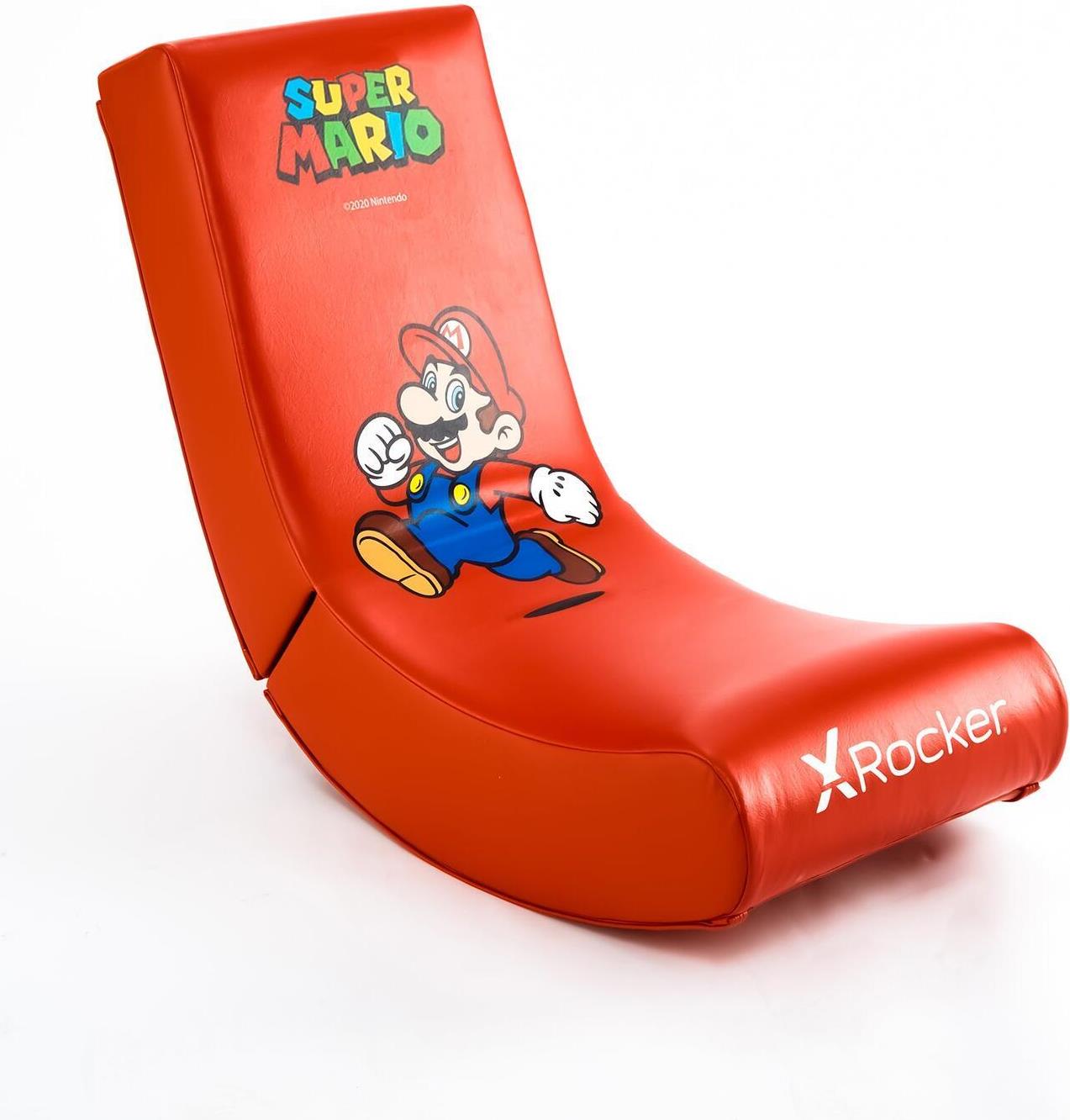 X Rocker Video Rocker - Mario - Gaming-Sessel - Nintendo Switch - Rot - Rot - Kunstleder - Schaum - Polyurethan - Kunstleder (2020001) von X Rocker