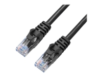 X-Shield - Patchkabel - RJ-45 (han) til RJ-45 (han) - 30 m - UTP - CAT 6 - halogenfri, formet, knastfri - sort von X-SHIELD