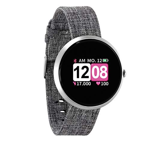 X-WATCH 54048 SIONA COLOR FIT Farb-TFT Damen Smartwatch, Activity Tracker für Android und Apple iOS Helles silber X-WATCH 54048 SIONA COLOR FIT Farb-TFT Damen Smartwatch, Activity Tracker für Android und Apple iOS Helles silber von X-WATCH