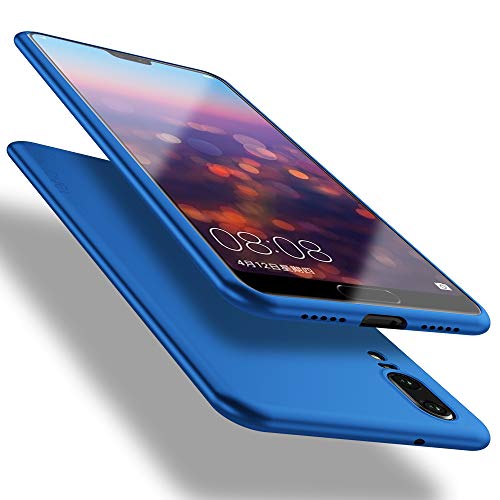 X-level Huawei P20 Hülle, [Guadian Serie] Soft Flex Silikon Premium TPU Echtes Telefongefühl Handyhülle Schutzhülle für Huawei P20 Case Cover [Blau] von X-level