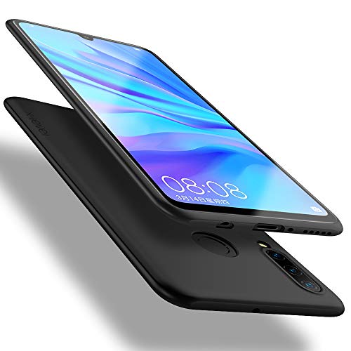 X-level Huawei P30 Lite Hülle, [Guardian Serie] Soft Flex TPU Case Ultradünn Handyhülle Silikon Bumper Cover Schutz Tasche Schale Schutzhülle für Huawei P30 Lite New Edition - Schwarz von X-level