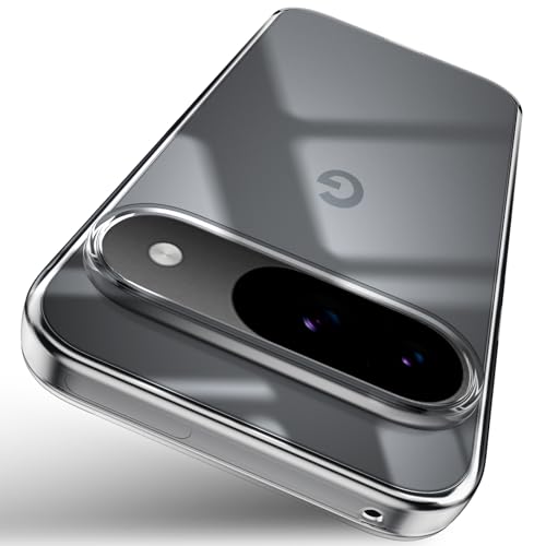 X-level Hülle für Google Pixel 9 / Pixel 9 Pro, Klar Handyhülle Weiche TPU Soft Case Ultradünn Silikon Bumper Cover Durchsichtig Schutzhülle Kompatibel mit Google Pixel 9 (Pro) 5G - Transparent von X-level