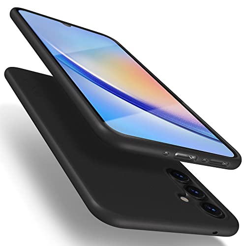 X-level Samsung Galaxy A34 5G Hülle, [Guardian Serie] Soft Flex TPU Case Ultradünn Handyhülle Silikon Bumper Cover Tasche Schutzhülle für Samsung A34 5G - Schwarz von X-level