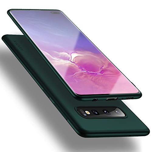 X-level Samsung Galaxy S10 Plus Hülle, [Guardian Serie] Soft Flex TPU Case Ultradünn Handyhülle Silikon Bumper Cover Schutz Tasche Schale Schutzhülle für Samsung Galaxy S10 Plus - Grün von X-level