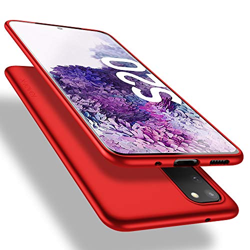 X-level Samsung Galaxy S20 Hülle, [Guardian Serie] Soft Flex TPU Case Ultradünn Handyhülle Silikon Bumper Cover Schale Schutzhülle für Samsung S20 5G - Rot von X-level