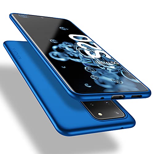 X-level Samsung Galaxy S20 Ultra Hülle, [Guardian Serie] Soft Flex TPU Case Ultradünn Handyhülle Silikon Bumper Cover Schutz Tasche Schale Schutzhülle für Samsung Galaxy S20 Ultra 5G - Blau von X-level