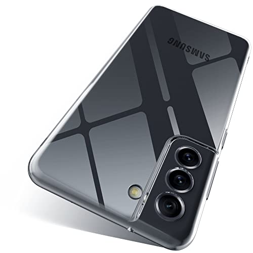 X-level Samsung Galaxy S21 FE Hülle, Clear Handyhülle Soft TPU Case Ultradünn Silikon Bumper Cover Tasche Durchsichtig Schutzhülle für Samsung S21 FE - Transparent von X-level