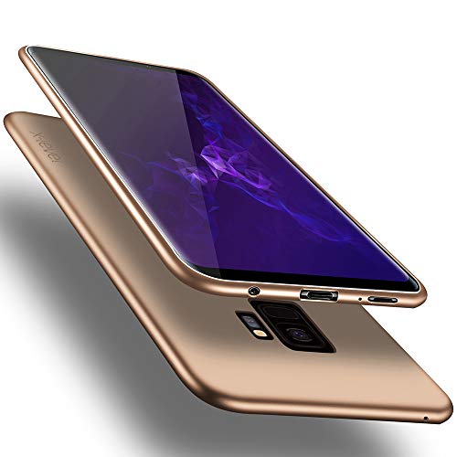 X-level Samsung Galaxy S9 Hülle, [Guardian Serie] Soft Flex TPU Case Ultradünn Handyhülle Silikon Bumper Cover Schutz Tasche Schale Schutzhülle für Samsung Galaxy S9 5,8 Zoll - Gold von X-level