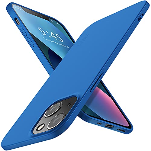 X-level für iPhone 13 mini Hülle, [Guardian Serie] Soft Flex TPU Case Ultradünn Handyhülle Silikon Bumper Cover Tasche Schutzhülle Kompatibel mit iPhone 13 mini - Blau von X-level
