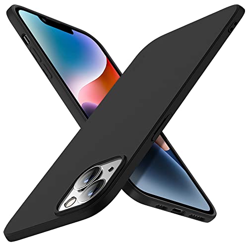 X-level für iPhone 14 Hülle, [Guardian Serie] Soft Flex TPU Case Ultradünn Handyhülle Silikon Bumper Cover Schutz Tasche Schutzhülle Kompatibel mit iPhone 14 - Schwarz von X-level