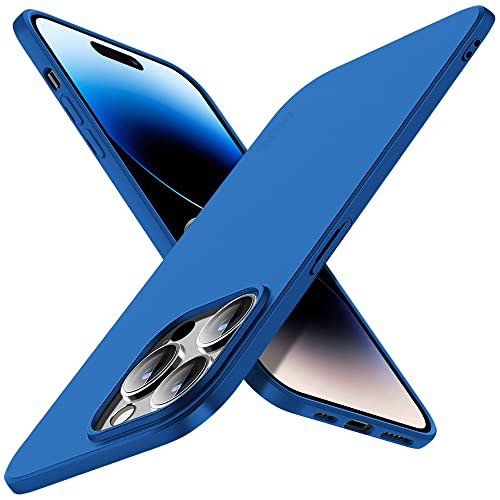 X-level für iPhone 14 Pro Hülle, [Guardian Serie] Soft Flex TPU Case Ultradünn Handyhülle Silikon Bumper Cover Schutz Tasche Schutzhülle Kompatibel mit iPhone 14 Pro - Blau von X-level