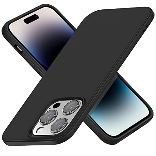 X-level für iPhone 14 Pro Max Hülle, [Dynamic Serie] Ultra Dünn Schutzhülle Silikon Handyhülle Handy Tasche Stoßfest Bumper Case Cover Kompatibel mit iPhone 14 Pro Max - Schwarz von X-level