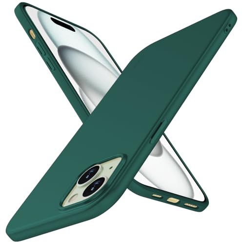 X-level für iPhone 15 Hülle, [Guardian Serie] Soft Flex TPU Case Ultradünn Handyhülle Silikon Bumper Cover Schutz Tasche Schutzhülle Kompatibel mit iPhone 15 - Grün von X-level