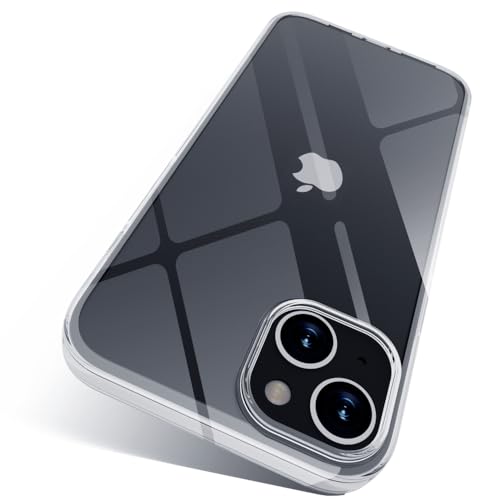 X-level für iPhone 15 Plus Hülle, Soft Flex TPU Klar Case Ultradünn Handyhülle Silikon Bumper Cover Schutz Tasche Schale Schutzhülle Kompatibel mit iPhone 15 Plus - Transparent von X-level