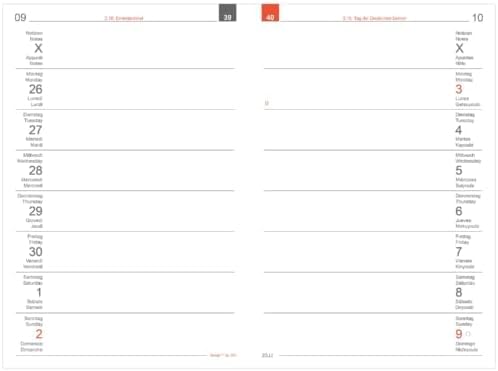 X17- A5 Wochenkalender-Wochenplaner "Nachfüllpack" | „Kompakt“ 2025, 2 Hefte à 6 Monate, inkl. Memokarte. Nur passend für das X17-System. Made in Germany von X17