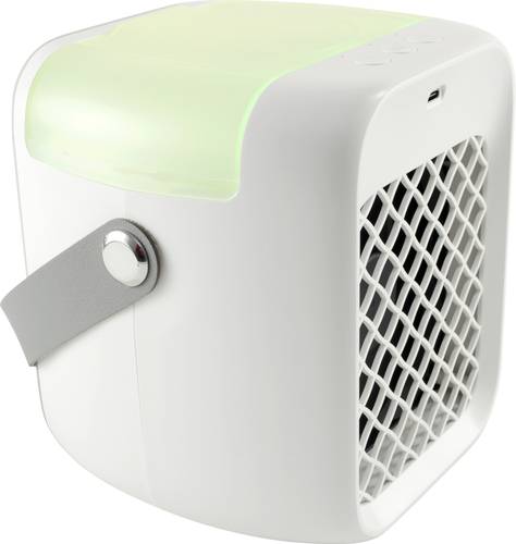 X4-LIFE Luftkühler (L x B x H) 15.2 x 17.4 x 17.3cm mit Akku, mit Beleuchtung, mit wählbaren Stimm von X4-LIFE