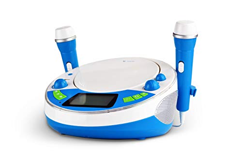 X4 TECH Bobby Joey JamBox - Kinder CD Player mit USB Bluetooth MP3 Sticker blau von X4 TECH