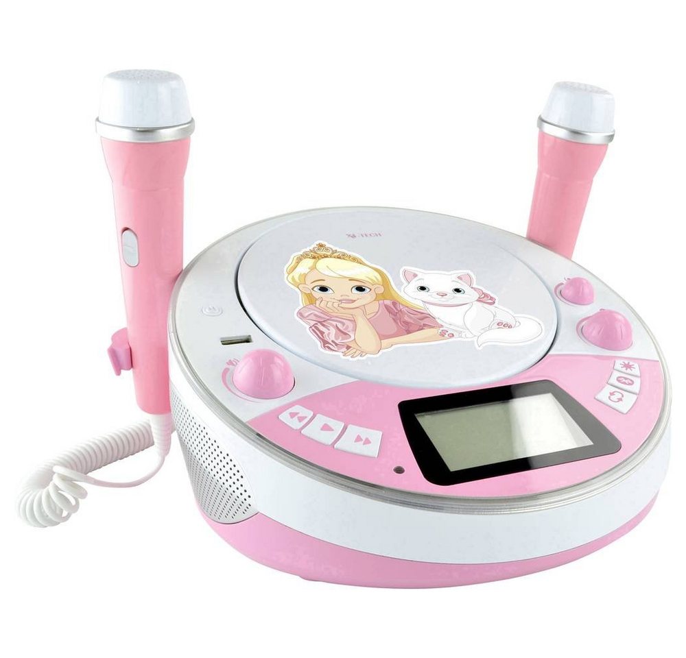 X4-TECH Kinder CD-Player CD-Player (Inkl. Karaoke-Funktion, Inkl. Mikrofon) von X4-TECH