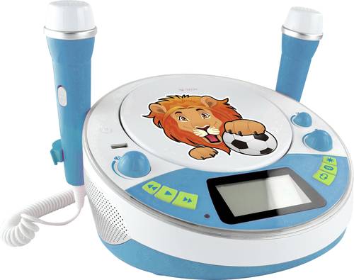 X4 Tech Bobby Joey Jam Box Kinder CD-Player Bluetooth®, AUX, CD, USB, SD Inkl. Karaoke-Funktion, In von X4 Tech