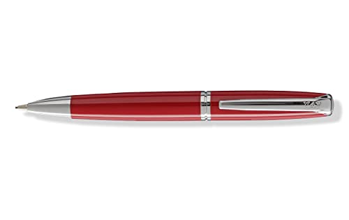 X47-Drehbleistift No.1, 0.5 mm Drehmechanik, edel, kurz: nur 10,5 cm, rot von X47