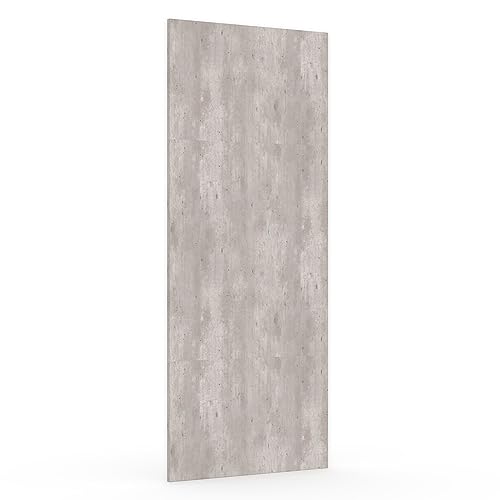 X57 Kühlschrankfront Möbelfront 19mm Frontplatte Unterbau- Einbaukühlschrank nach Maß (Beton, Wunschmaß) von X57
