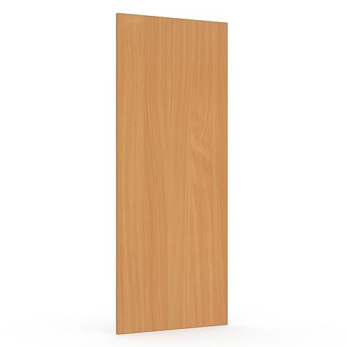X57 Kühlschrankfront Möbelfront 19mm Frontplatte Unterbau- Einbaukühlschrank nach Maß (Buche, Wunschmaß) von X57