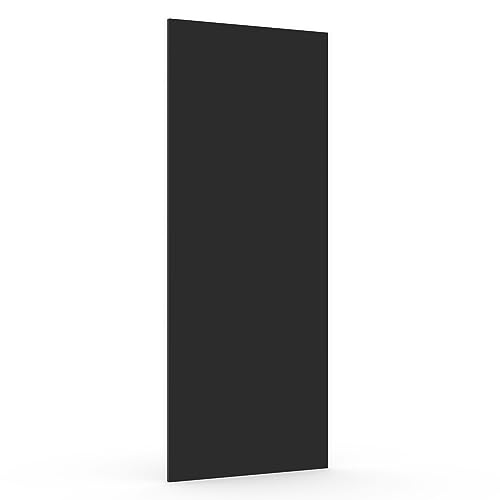 X57 Kühlschrankfront Möbelfront 19mm Frontplatte Unterbau- Einbaukühlschrank nach Maß (Graphitschwarz (Hochglanz), Wunschmaß) von X57