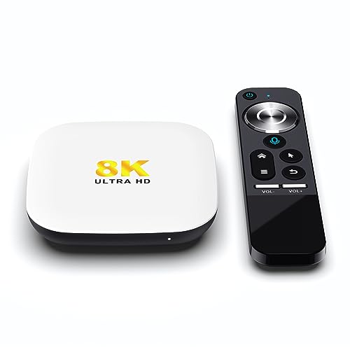 X88 Android 13.0 TV Box, H96 Max M2 4 GB RAM 64 GB ROM RK3528 Quad-Core WiFi6 2,4 G/5,8 G Ethernet, 1000 M BT5.0 8K HDR10+ Ultra HD USB 3.0 Sprachsteuerung Smart Player, H96MAX-M2-64 von X88