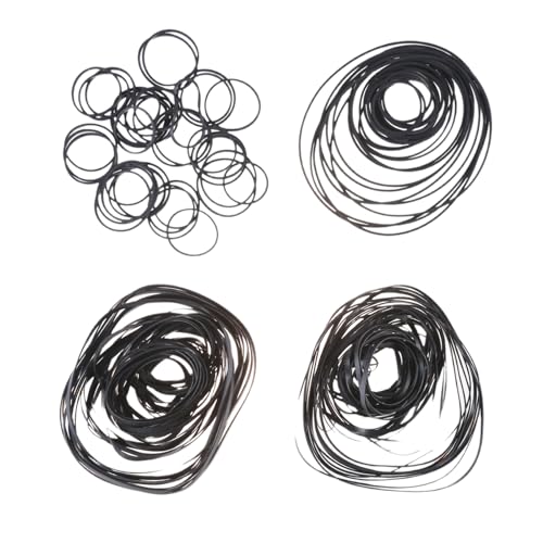180pcs Ersatzgummi Gummi Gurte Mehrerer Größe 1mm 2mm 3 Mm Für Kassetten Bandrekorder Und Spieler von XAGMODSHN