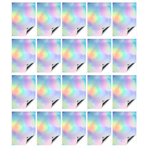 20 Blatt/Set Vinyls Aufkleber Papierfolie Einfach zu Bedienen Selbstklebendes Aufkleberpapier für Bastelprojekt Studenten 20 Blatt/Set Vinyls Aufkleber Papierfolie Einfach zu Bedienen Selbstklebendes Aufkleberpapier für Bastelprojekt Studenten von XAGMODSHN