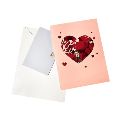 3D-Popup-Baum-Liebeskarte mit Umschlag, Valentinstag, Geburtstag, Jahrestag, Grußkarten für Paare, Ehefrau, Ehemann, Geschenke 3D-Popup-Baum-Liebeskarte mit Umschlag, Valentinstag, Geburtstag, Jahrestag, Grußkarten für Paare, Ehefrau, Ehemann, Geschenke von XAGMODSHN