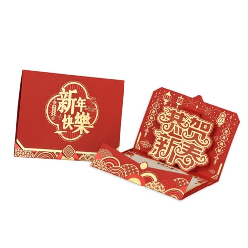 3D Popup Chinesische Neujahrskarte 2025 Jahr der Schlange Grußkarte mit Umschlag, handgefertigtes Geschenk für Frühlingsfest 3D Popup Chinesische Neujahrskarte 2025 Jahr der Schlange Grußkarte mit Umschlag, handgefertigtes Geschenk für Frühlingsfest von XAGMODSHN
